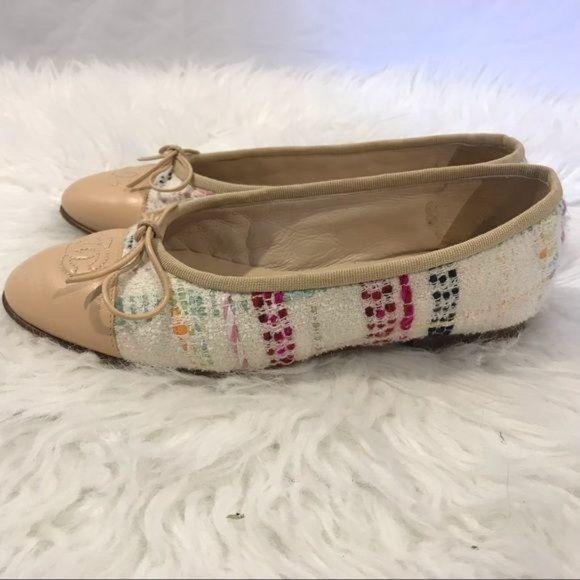 Rare Chanel Tweeds Ballet Shoes 🩰